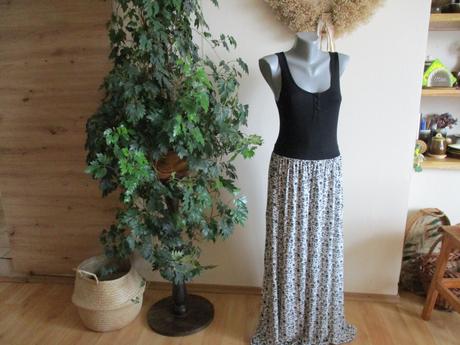 Šaty čierno biele,skôr pre vysoké žienky, bonprix,m