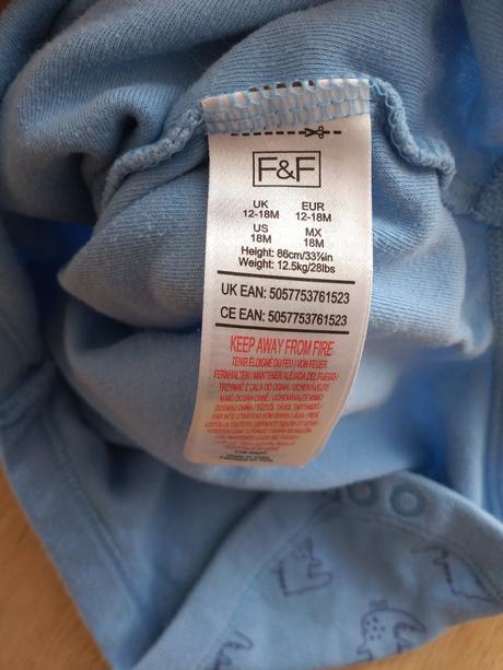 Modré body s krátkym rukávom, f&f,86