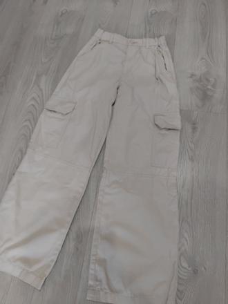 Béžové nohavice hm 152, h&m,152
