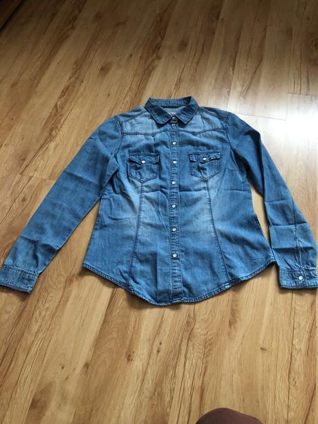 Rifľová košeľa, denim,s