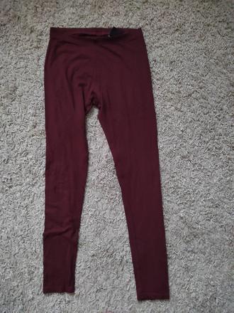 Bordove legíny, h&m,158