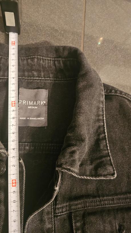 Čierna rifová bunda, primark,m