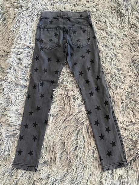 Divčenské riflové legíny, h&m,134