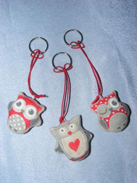 Kľúčenka - prívesok sova - sovička - hand made, 