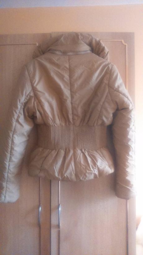Béžová zimná  bunda, l