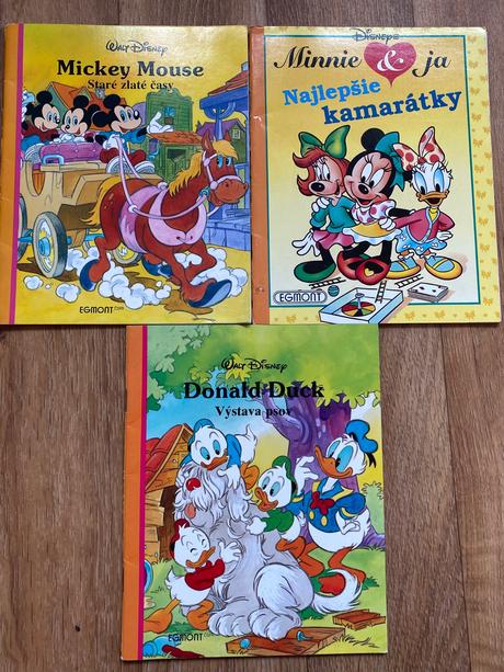 Krásne staré retro mini knižky walt disney,