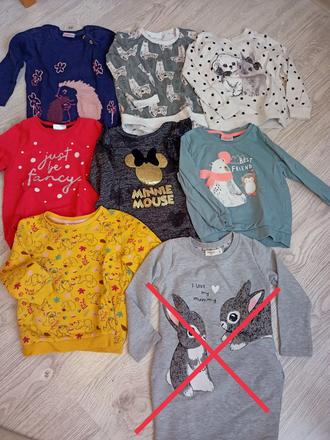 Svetriky/mikinky pre dievcatko,vel.98, 98