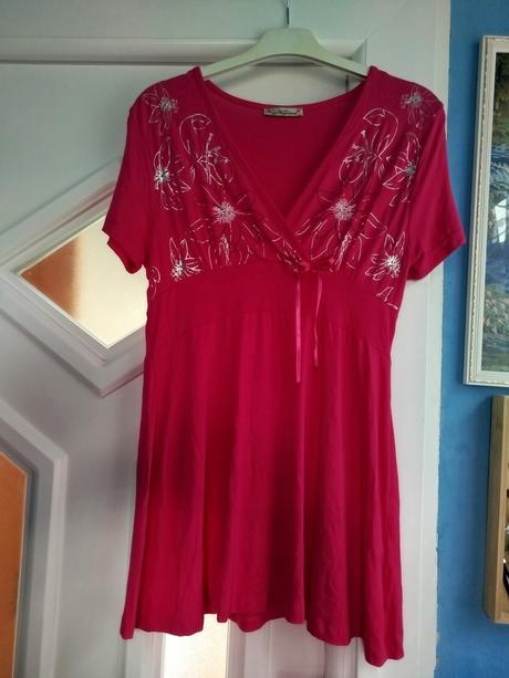 Ružová tunika s/m, s