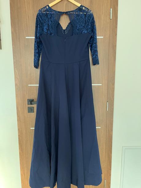 Spoločenské šaty na ples/svadbu s čipkou, xl