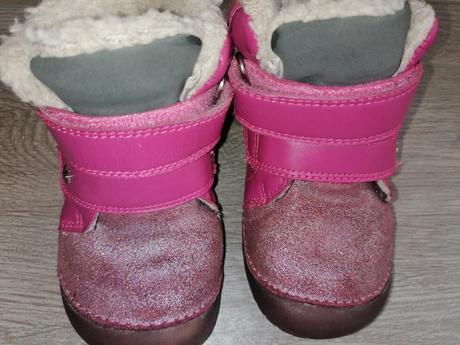Zimné topánočky cyklamenove, d.d.step,22
