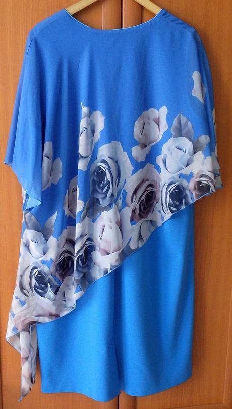 Dámske modré šaty pre moletky, v. 2xl/3xl, 50/52, xxxl