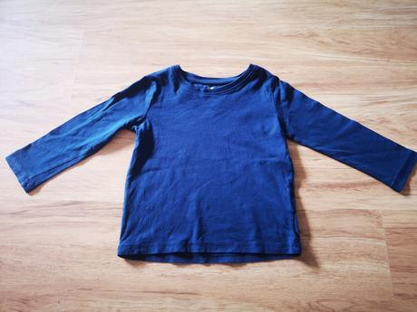 Modré tričko, h&m,92
