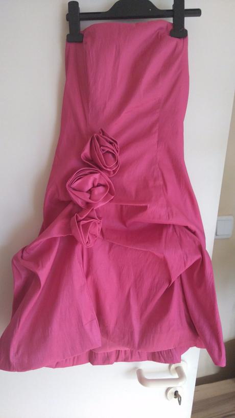 Spoločenské šaty vo výraznej cyklamenovej farbe, m