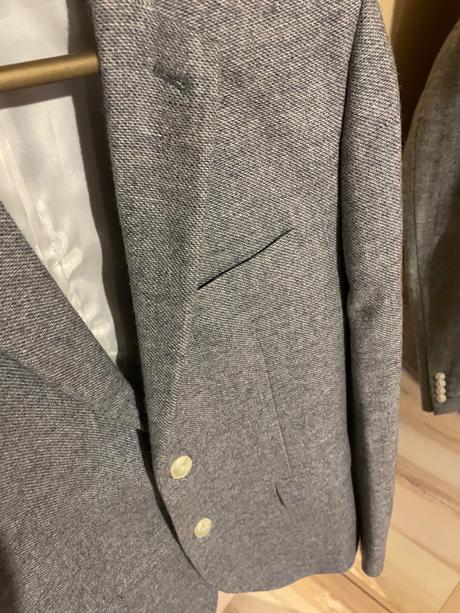 Panske šedé úpletove sako 42r l, new look,l