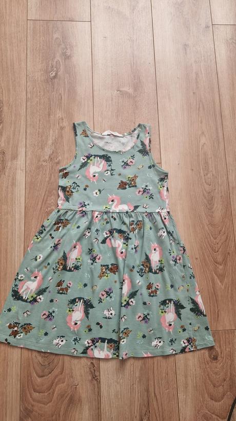 Letné šaty zn. h&m veľ. 122-128 cm., h&m,122