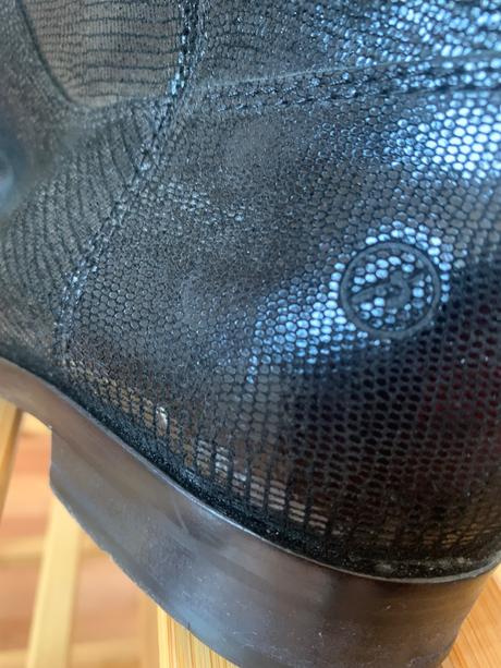 Vysoké kožené čižmy bronx, 37