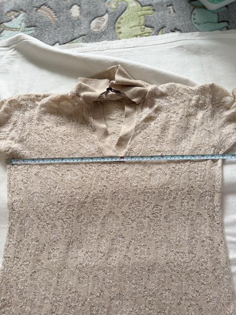 Pletené šaty zara s pointelle vzorom, zara,s