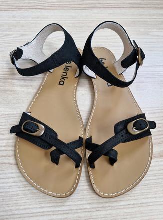 Sandále claire - black 37, be lenka,37