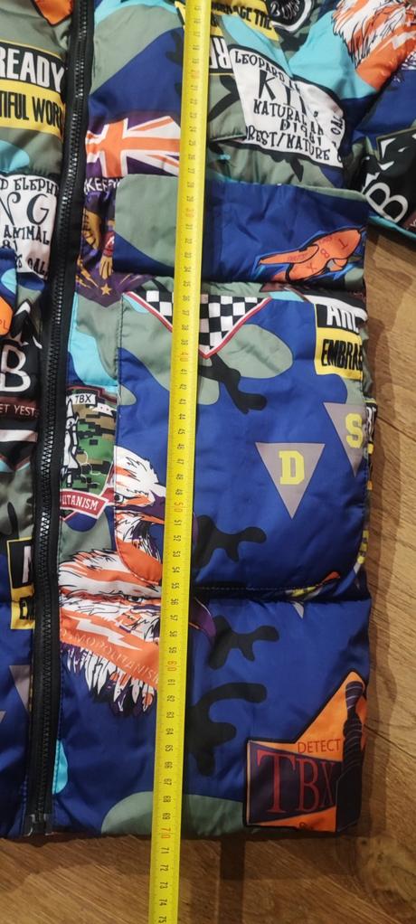 Štýlová predĺžená bunda, 128