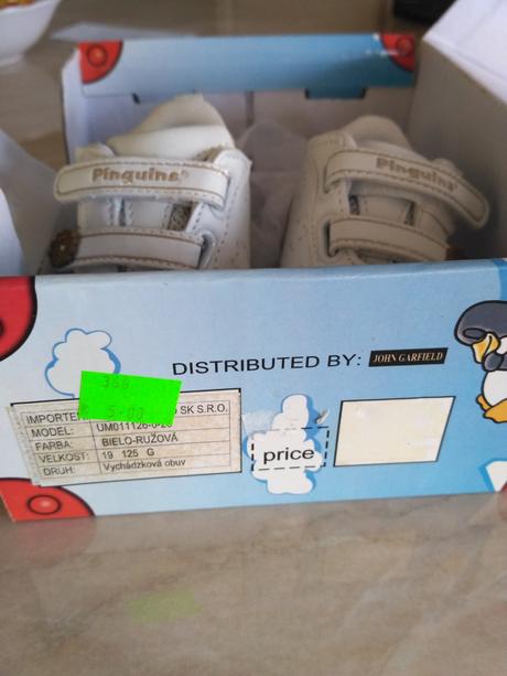 Topánky pinquins kids 19, 19