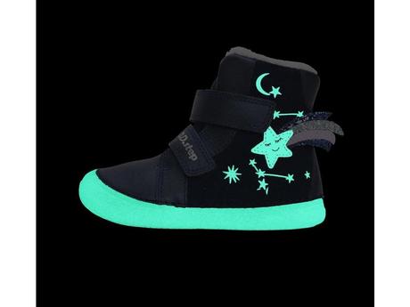 Zimné topánky dd step svietiace v tme, vd 19 cm, d.d.step,30