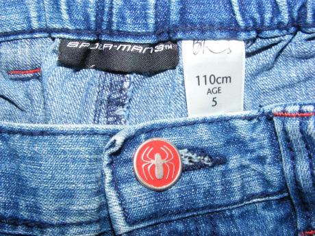 Rifľové kraťasy - bermudy spiderman, bhs,110