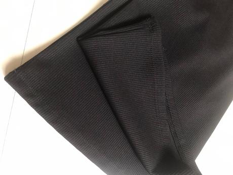 Rozšírené nohavice s vysokým pásom, l