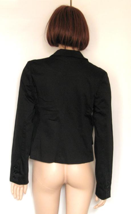 Čierne bavlnené sako, 40