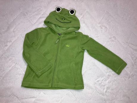 Flísová mikina žabka, 104
