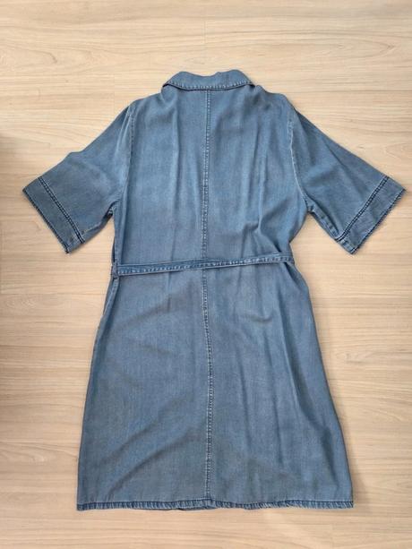 Modré šaty cream, xl