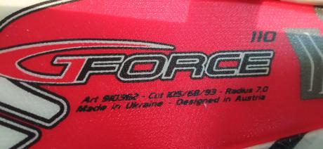 Lyze blizzard gforce fire 110, blizzard,100-109 cm