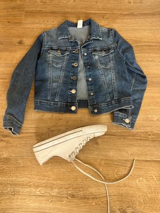 Riflová bunda, zara,128