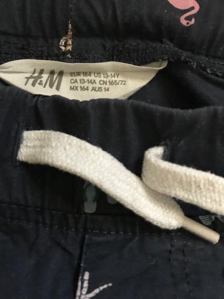 Kraťasy 13-14 rokov, h&m,164