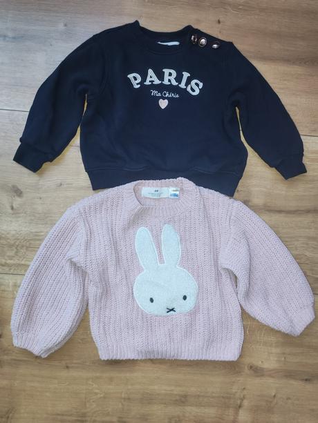 Úžasná mikinka a svetrík h&m, h&m,98