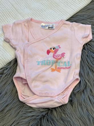 Dievčenské body s flamingom ergee (56), ergee,56