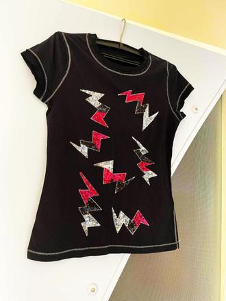 Tričko s flitrami, m