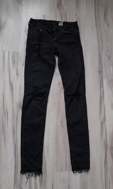 Dámské rifle super skinny č.32, h&m,32