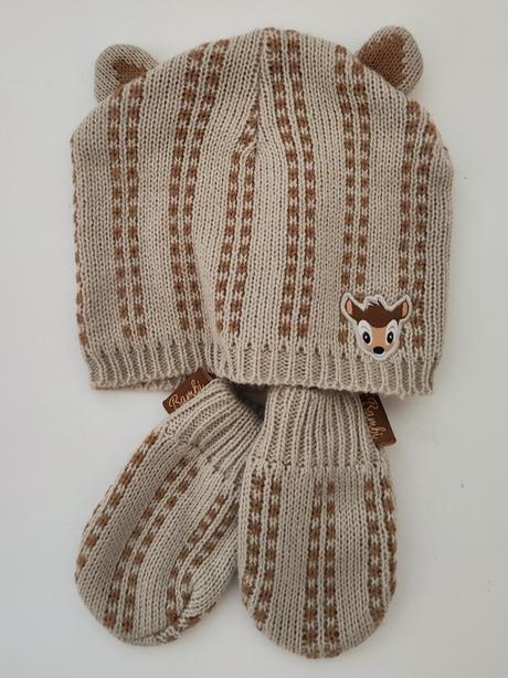Set čiapočka a rukavičky bambi, disney,62