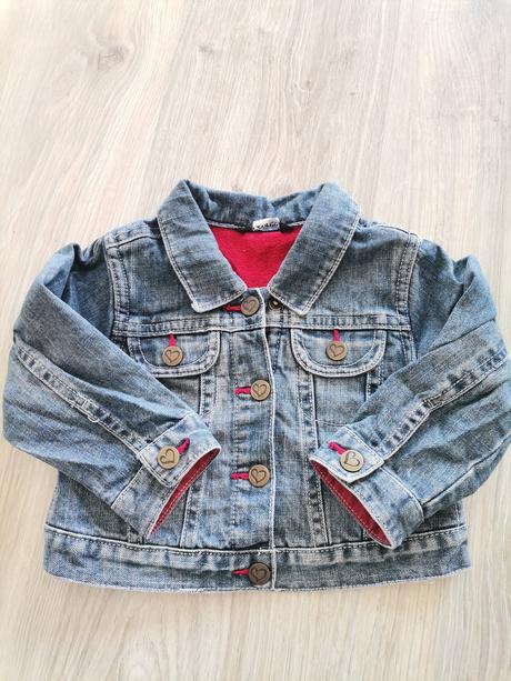 Dievčenska zateplene riflova bunda, george,74