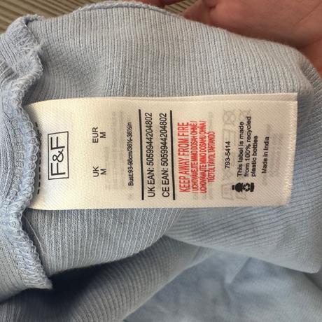 Tielko rebrované, f&f,m