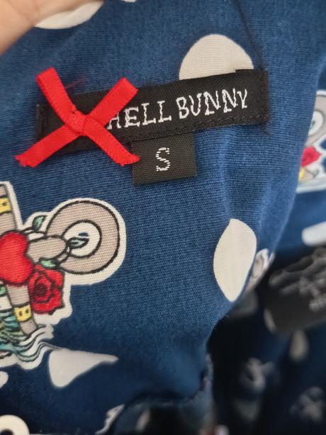 Námornícke šaty hell bunny, s
