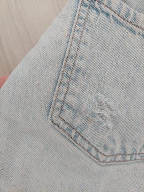 Bledomodré mom rifle/džínsy, fishbone,xs