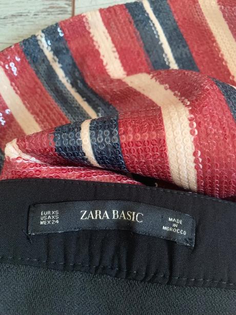 Flitrova suknicka zara, zara,xs