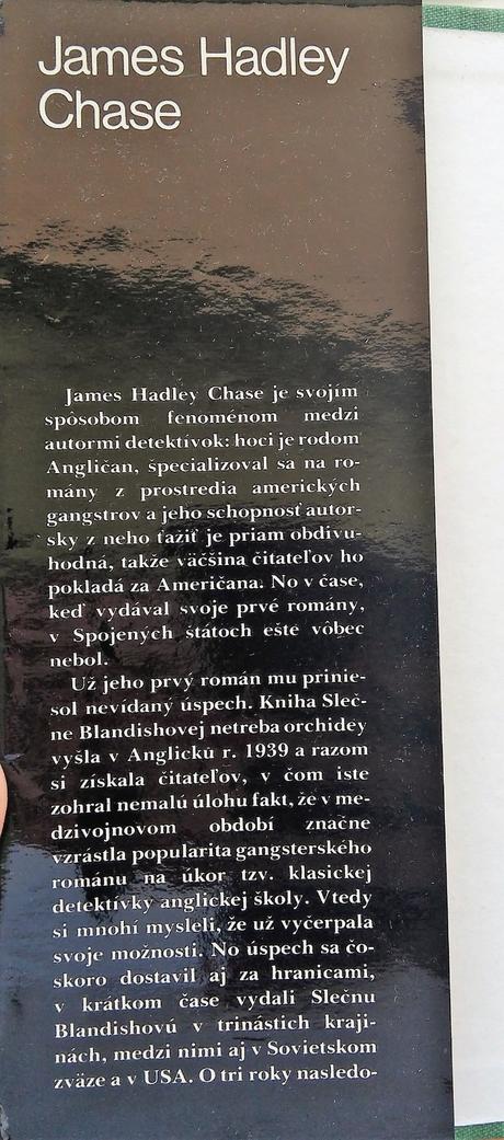 Slečne blandishovej netreba orchidey,