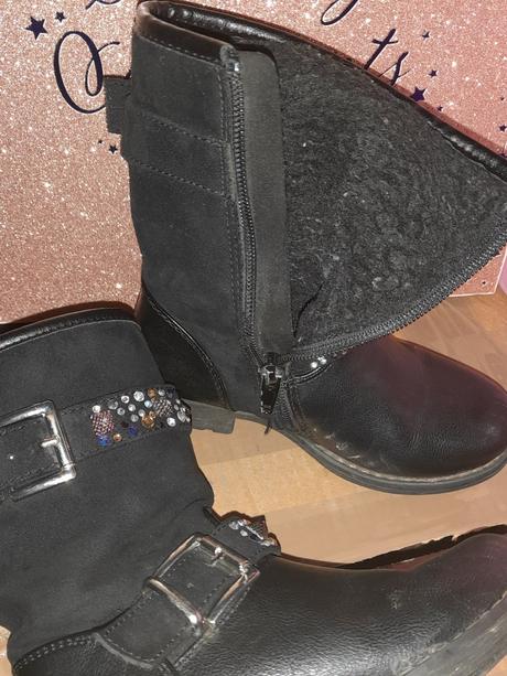 Kožené čierne čižmy, dkny,26