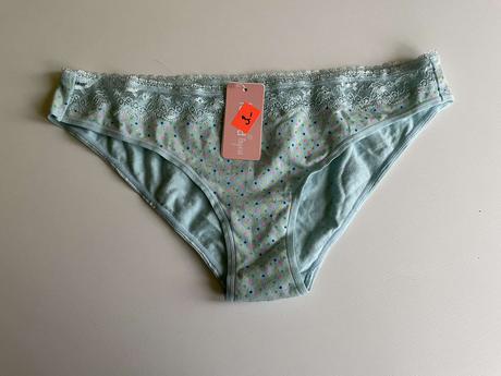 Nové bodkované nohavičky dámske č.l značky lemila, lemila,l