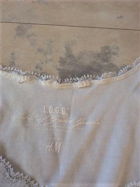 Tielko s čipkou, h&m,m