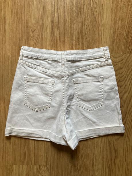 Riflové kraťasy biele, primark,40