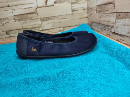 Be lenka 41 - dámske kožené tmavomodré baleríny, be lenka,41