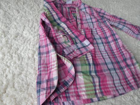 Károvaná košľa tunika, next,110